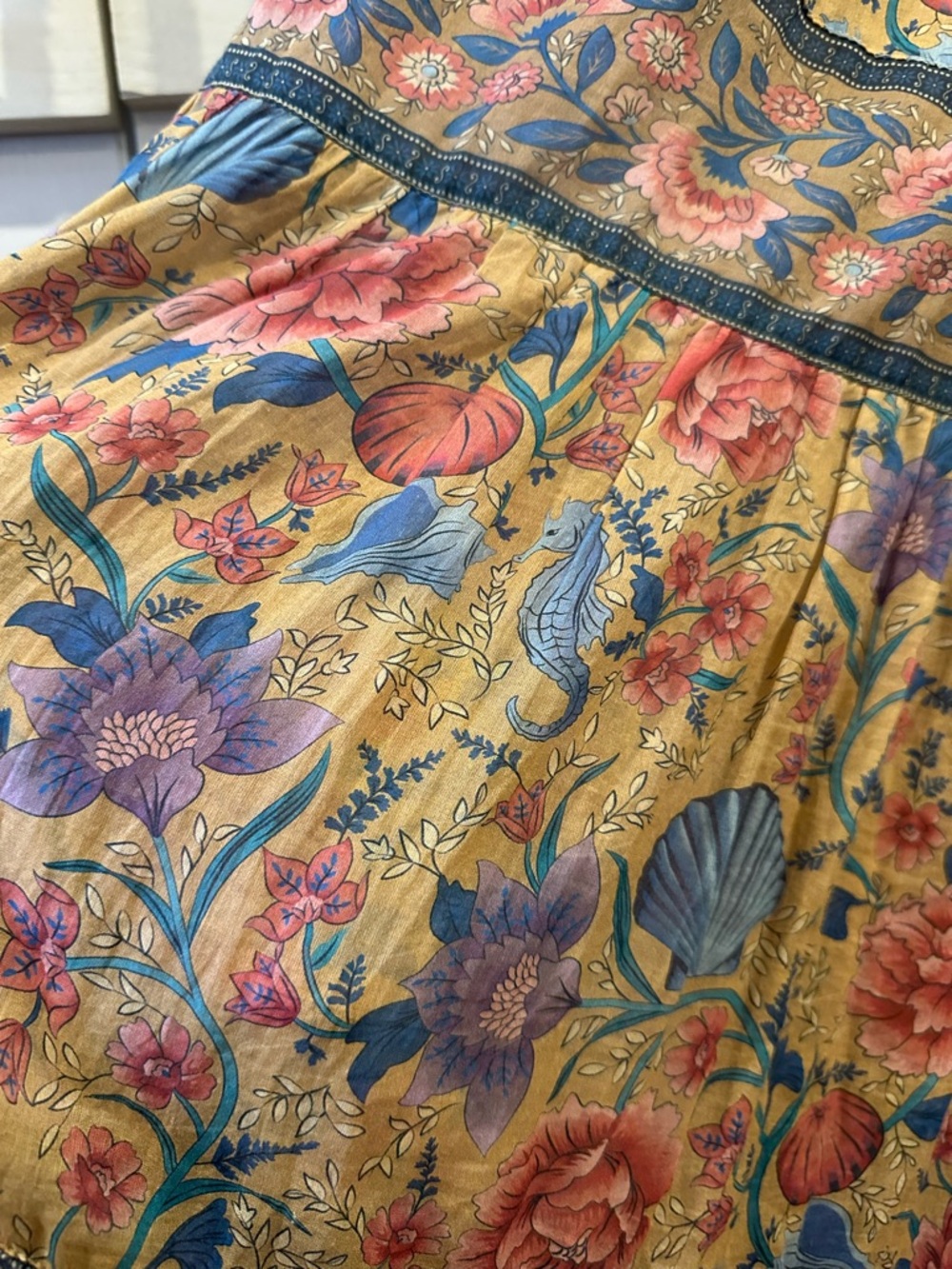 Spell & The Gypsy Collective Seashell Maxi Skirt Opal. - Picture 9 of 11
